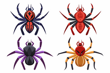 set-of-a-4-different-styles--spider-