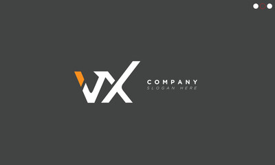 VX Alphabet letters Initials Monogram logo 