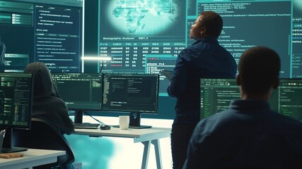 Governmental hacking group targeting sensitive information through high tech cyber attacks, digital...