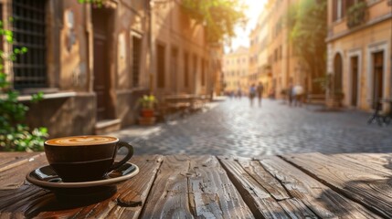 Coffee Break in a European City