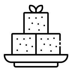 Tofu icon representing plant base protein and vegan food options.