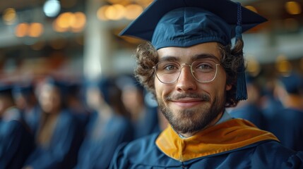 Fototapeta premium graduation, graduate, and education achievement, success on university campus