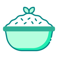 Bowl of vegan mashed potatoes for meals.