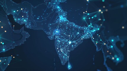 India: A Digital Network Visualization