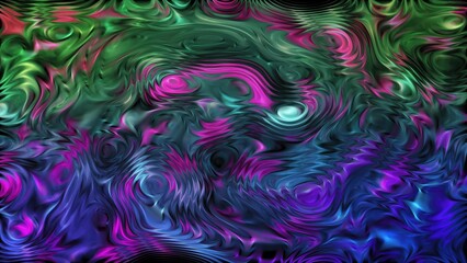 Obraz premium Gradient texture and moving multicolor liquid