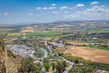 Rural landscape in the Spanish province of Andalusia..