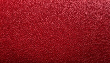 Fototapeta premium Textured Red Leather Material Close-Up