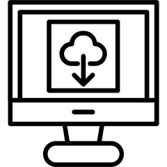 Cloud download Icon