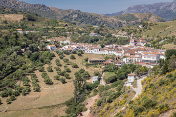 Fototapeta premium A mountain village in Andalusia.