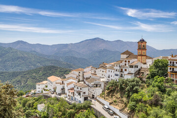 Naklejka premium A mountain village in Andalusia.