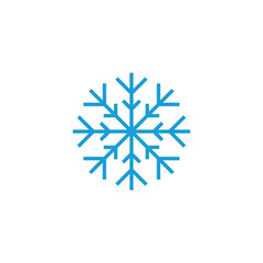 Snow icon vector. snowflake icon vector