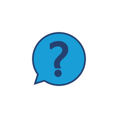 Question icon vector. question mark icon vector.