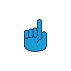 Obraz premium Hand icon vector. hand vector icon, palm