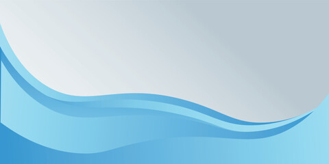Abstract blue background. wave modern