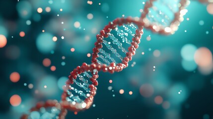 3D model of a DNA double helix structure, Molecules, genetic blueprint