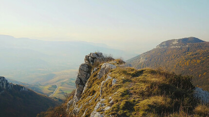 The top of a mountain.
Generative AI