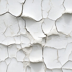 Cracked White Ceramic Texture Background