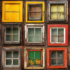 Wall with Visible Cracks and Deteriorating Texture