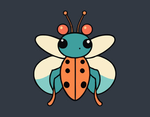 Bug cartoon element