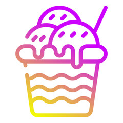 Fototapeta premium Ice Cream icon