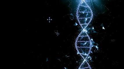 x ray image of dna chain - Powered by Adobe