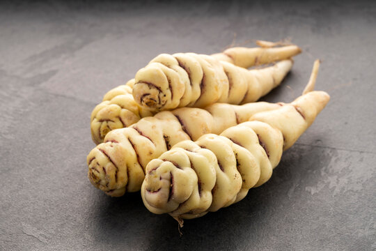 Colombian organic cubios tubers - Tropaeolum tuberosum.