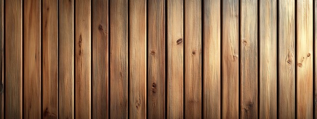 Obraz premium Vertical slats on wooden wall natural wood paneling texture for interior design 