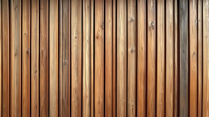Fototapeta premium Vertical slats on wooden wall natural wood paneling texture for interior design 