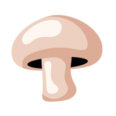 Obraz premium Mushroom Vegetable icon Healthy food Vector
