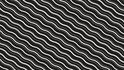 Black and white wavy seamless pattern vector image for backdrop or presentation