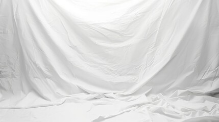 Fototapeta premium Clean white canvas background for high-resolution design projects with ample copy space.