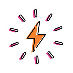 Charge icon sketch Vector