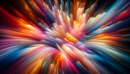 Obraz premium Colorful Vibrant Vortex