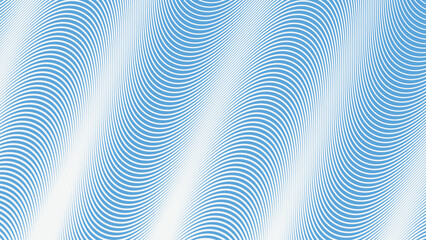 Light Blue wavy seamless pattern vector image for backdrop or presentation