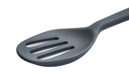 Fork plastic on transparent background