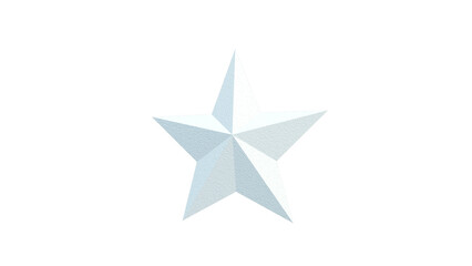 Obraz premium Star isolated on transparent background.