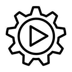 Gear icon template