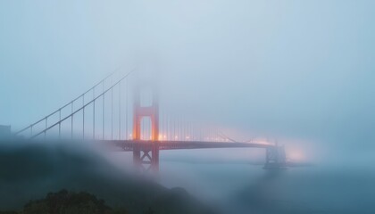 Fototapeta premium Golden Gate Bridge Fog.