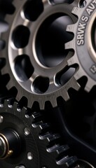 Close Up of Gearwheels.