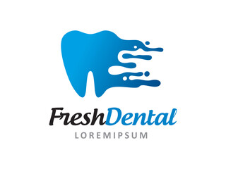 Dental logo symbol or icon template