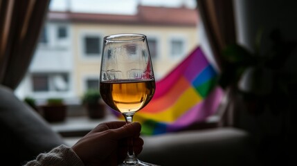 The story behind Alcoholic beverages: Beer, wine and Champagne! A toast in a smile