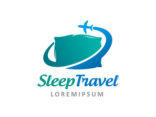 Pillow logo symbol or icon template