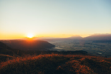 熊本県阿蘇の景色