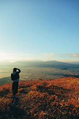 熊本県阿蘇の景色