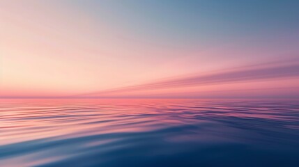 Obraz premium Soft gradients of dusk and dawn converge in a tranquil symphony.