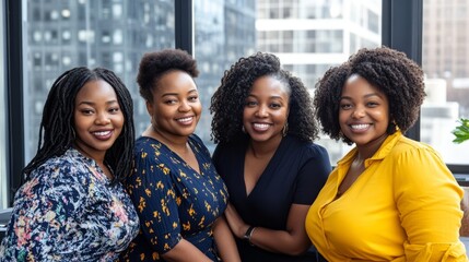 Obraz premium Breaking through the Bias Barrier: Black female tech startups proactively tackle healthcare racism challenges