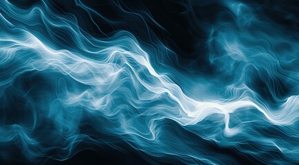 Obraz premium abstract blue smoke