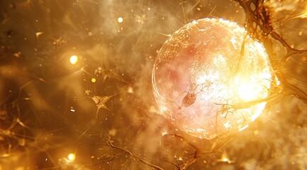 sun shining through the tree