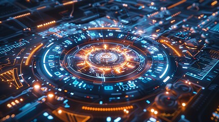 Futuristic Technology Interface