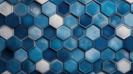 Fototapeta premium hexagon shape background 